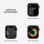 Apple Watch Series 7 GPS 41mm Alumínio Preto com Bracelete Desportiva Preta