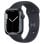 Apple Watch Series 7 GPS 45mm Aluminio Negro con Correa Deportiva Negra