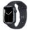 Apple Watch Series 7 GPS 45mm Alumínio Preto com Bracelete Desportiva Preta