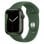 Apple Watch Series 7 GPS, 45mm Cassa in Alluminio Verde con Cinturino Sport Verde