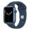 Apple Watch Series 7 GPS NFC 45mm OLED Bleu M Étanche IP6X Pulsomètre SpO2