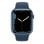 Apple Watch Series 7 GPS, 45mm Cassa in Alluminio Blu con Cinturino Sport Azzurro