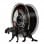 3D World Bobina de Filamento PLA Premium 1.75mm 1Kg Negro Pantera