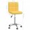 VidaXL Silla de Oficina Giratoria de Tela Amarilla Mostaza