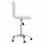 VidaXL Chaise de bureau pivotante en cuir synthétique blanc