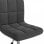 VidaXL Silla de Oficina Giratoria de Terciopelo Negro