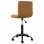 VidaXL Silla de Oficina Giratoria de Terciopelo Marrón