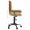VidaXL Silla de Oficina Giratoria de Terciopelo Marrón