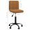 VidaXL Silla de Oficina Giratoria de Terciopelo Marrón