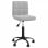 VidaXL Silla de Oficina Giratoria de Terciopelo Gris Claro