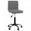 VidaXL Silla de Oficina Giratoria de Terciopelo Gris Oscuro