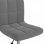 VidaXL Silla de Oficina Giratoria de Terciopelo Gris Oscuro