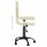 VidaXL Silla de Oficina Giratoria de Terciopelo Crema