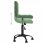 VidaXL Silla de Oficina Giratoria de Terciopelo Verde Oscuro