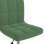 VidaXL Silla de Oficina Giratoria de Terciopelo Verde Oscuro