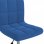 VidaXL Silla de Oficina Giratoria de Terciopelo Azul