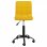 VidaXL Silla de Oficina Giratoria de Terciopelo Amarilla Mostaza
