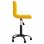 VidaXL Silla de Oficina Giratoria de Terciopelo Amarilla Mostaza