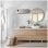 Universal Blue Melide 4020X Calefactor Split de Baño con Wifi 2000W Acero Inoxidable