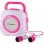 Dynasonic DK-201 Altifalante Karaoke com Microfone Rosa