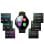 Smartek SW-280 Smartwatch + 2 Correas Verde/Negra