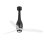 Faro Eterfan Ventoinha de Teto com Luz e Motor DC Preto Mate/Transparente