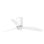 Faro Mini Tube Fan Ventoinha de Teto com Luz e Comando 32W Branco Mate/Transparente