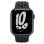 Apple Watch Series 7 Nike GPS 45mm Aluminio Medianoche con Correa Deportiva Antracita Negra