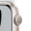 Apple Watch Series 7 Nike GPS 45mm Aluminio Blanco Estrella con Correa Deportiva Platino Negra