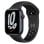 Apple Watch Series 7 Nike GPS + Cellular 45mm Aluminio Medianoche con Correa Deportiva Negra