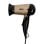 Sèche-cheveux de Voyage Pliable EDM 07634 1200W 2 Températures 2 Vitesses Noir Or