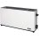 Grille-pain EDM 1 fente longue 900 W 7 niveaux Tiroir ramasse-miettes Blanc