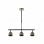 Fabrilamp Colgante Beethoven Negro Oro 3xgu10