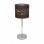 Fabrilamp Sobremesa Niebla 1xe14 Cromo Marrón Plata