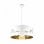 Fabrilamp Colgante Niebla 1xe27 Blanco Blanco Oro 50d