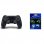 Sony DualShock 4 Negro V2 + Rainbow Thumb Grip para PS4