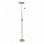 Fabrilamp Pie De Salón Antares 20w+7w 4000k Lector Cuero Regulable En Intensidad