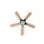 Ventilatore da soffitto Cecotec EnergySilence Aero 540 5 pale 60W LED reversibile
