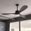 Cecotec EnergySilence Aero 5290 Stone Pro Ventilador de Techo con Luz LED y Mando 35W Negro