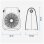 Universal Blue Termoventilador Vertical 2000W Negro