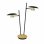 Fabrilamp Sobremesa Ciudad Del Cabo 2 Luces 12w 4000k Negro Oro