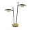 Fabrilamp Sobremesa Ciudad Del Cabo 2 Luces 12w 4000k Negro Oro
