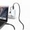 Ewent EW9918 Cable de Carga 2 en 1 USB-C a USB-C/A 1m Negro