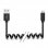 Cable Helicoidal USB a Micro USB Negro