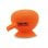Conceptronic Altavoz Impermeable Bluetooth Naranja