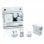 Conceptronic CUSBCHARKIT Caricabatterie per dispositivi mobili Fotocamera, Computer portatile, PDA, Smartphone, Tablet Bianco AC, Accendisigari Auto, Interno