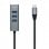 Aisens  A109-0508 HUB USB 3.1 Tipo-C 4 Portas Cinzento