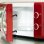 Grunkel MW-DG R Microondas con Grill 20L 700W Rojo