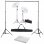 vidaXL Kit Studio Photo 2 Spots + Fond Blanc + Parapluie