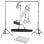 Kit de studio photo VidaXL avec jeu de lumières et toile de fond